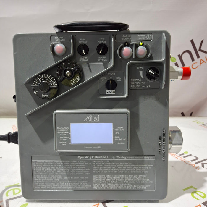 Allied Healthcare Products MCV100 Portable Ventilator