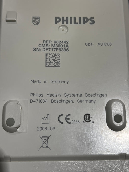 Philips M3001A-A01C06 Fast SpO2, NIBP, ECG, Temp, IBP MMS Module