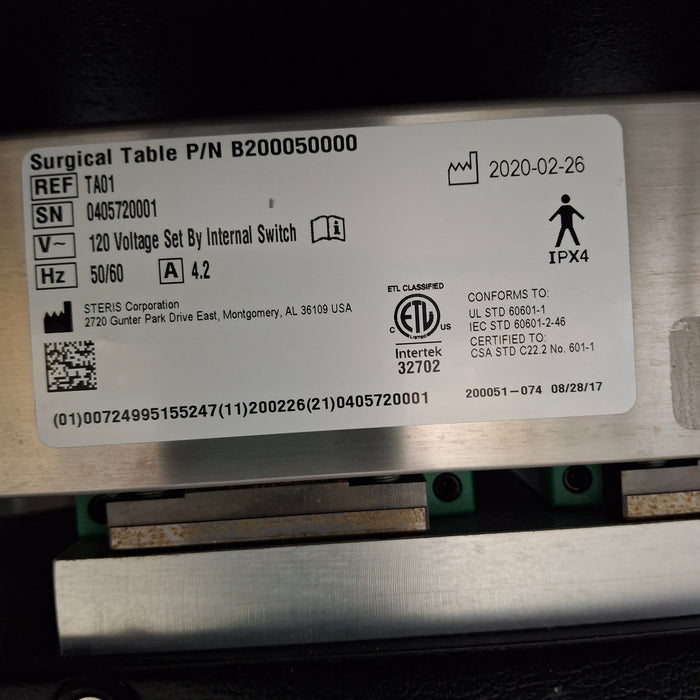 Steris Surgigraphic 6000 Surgical Table