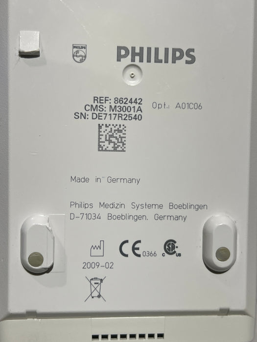 Philips M3001A-A01C06 Fast SpO2, NIBP, ECG, Temp, IBP MMS Module