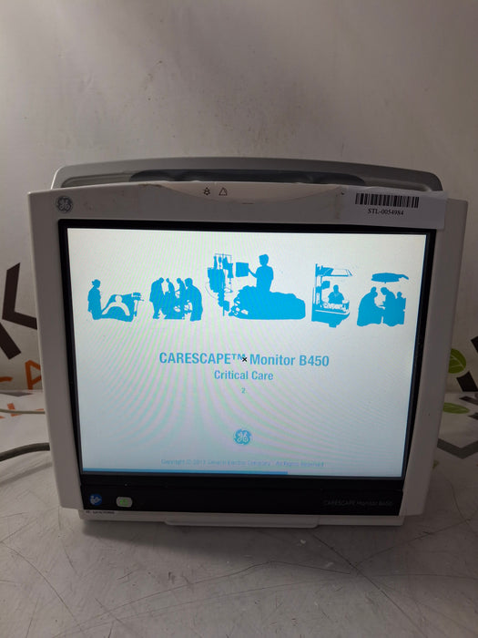 GE Healthcare Carescape B450 Critical Care Patient Monitor