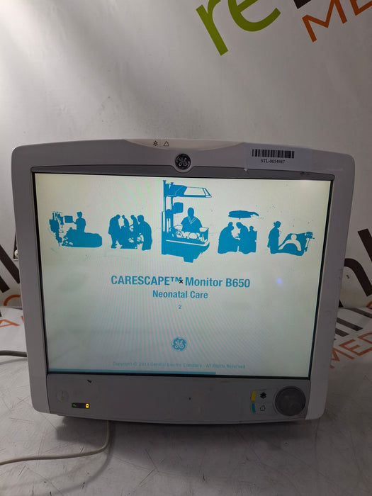 GE Healthcare Carescape B650 Neonatal Care Patient Monitor