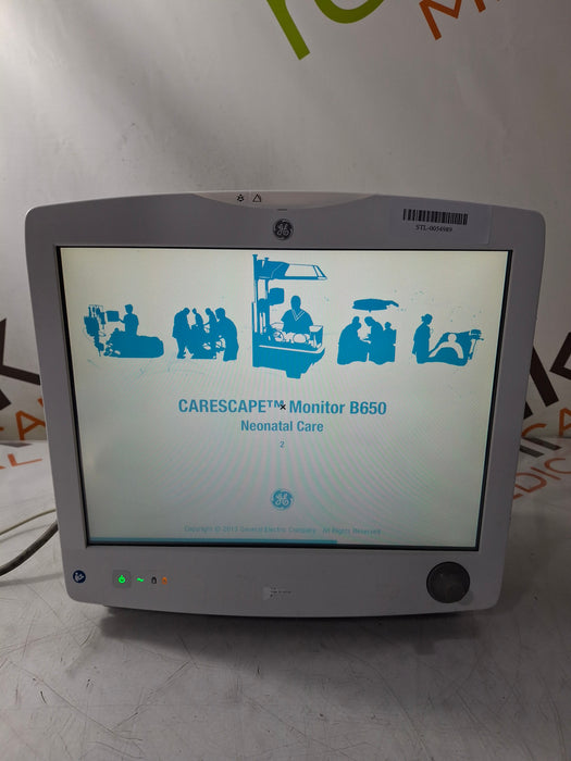 GE Healthcare Carescape B650 Neonatal Care Patient Monitor