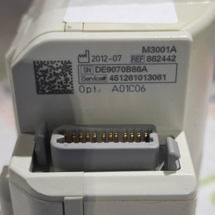 Philips M3001A-A01C06 Fast SpO2, NIBP, ECG, Temp, IBP MMS Module