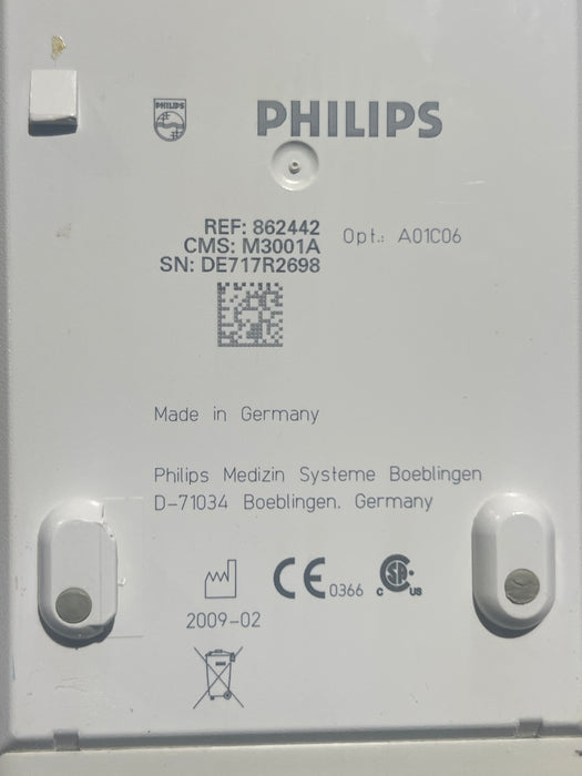 Philips M3001A-A01C06 Fast SpO2, NIBP, ECG, Temp, IBP MMS Module