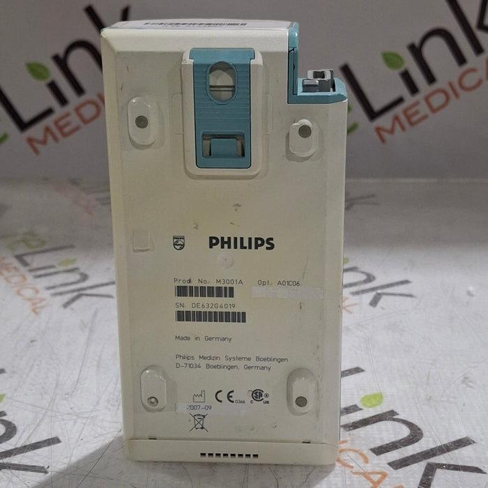 Philips M3001A-A01C06 Fast SpO2, NIBP, ECG, Temp, IBP MMS Module