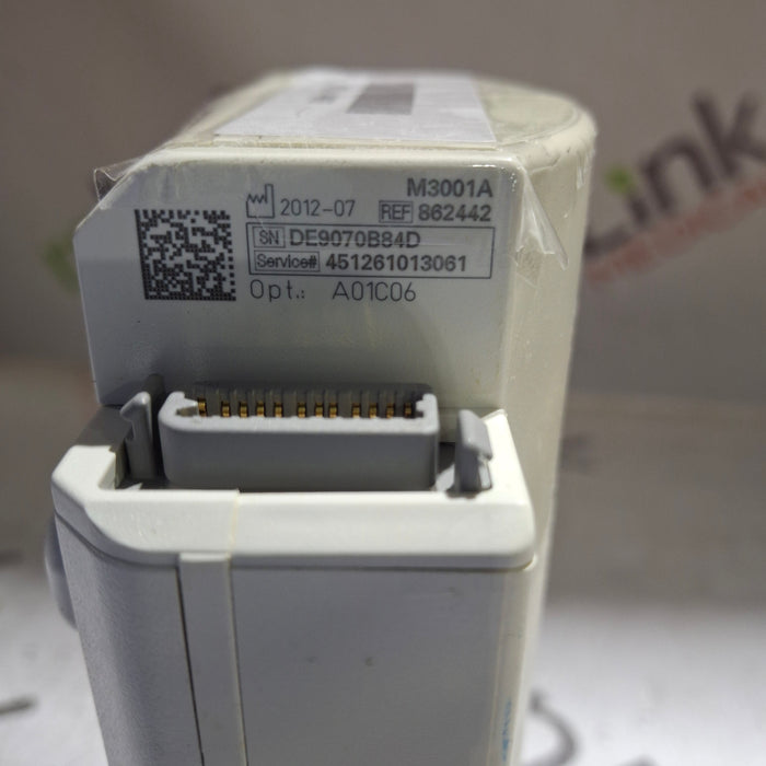 Philips M3001A-A01C06 Fast SpO2, NIBP, ECG, Temp, IBP MMS Module