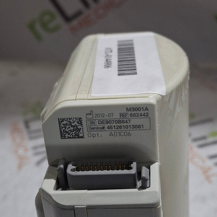 Philips M3001A-A01C06 Fast SpO2, NIBP, ECG, Temp, IBP MMS Module