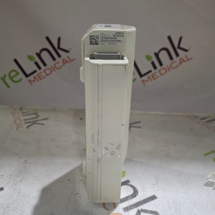 Philips M3001A-A01C06 Fast SpO2, NIBP, ECG, Temp, IBP MMS Module
