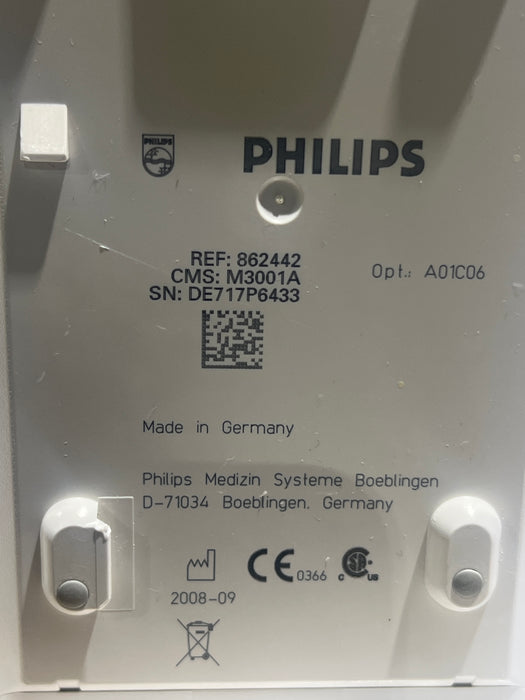 Philips M3001A-A01C06 Fast SpO2, NIBP, ECG, Temp, IBP MMS Module