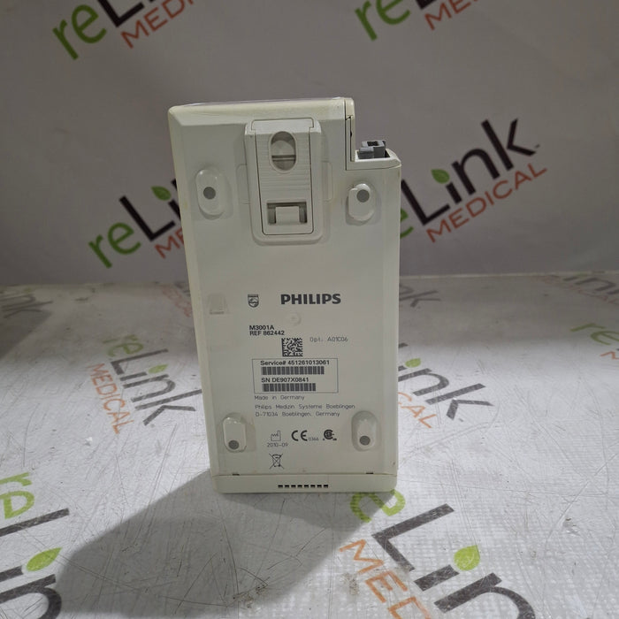 Philips M3001A-A01C06 Fast SpO2, NIBP, ECG, Temp, IBP MMS Module