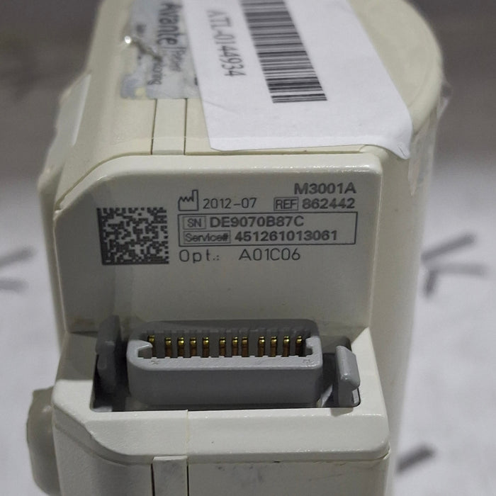 Philips M3001A-A01C06 Fast SpO2, NIBP, ECG, Temp, IBP MMS Module