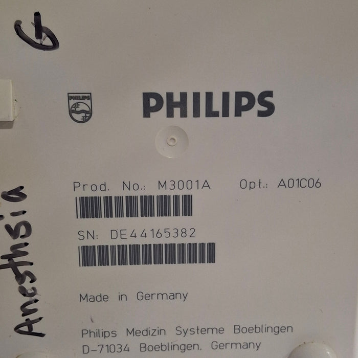 Philips M3001A-A01C06 Fast SpO2, NIBP, ECG, Temp, IBP MMS Module