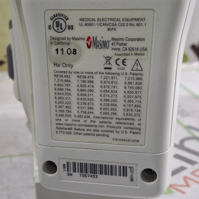 Masimo Radical 7 Pulse Oximeter w/ Base