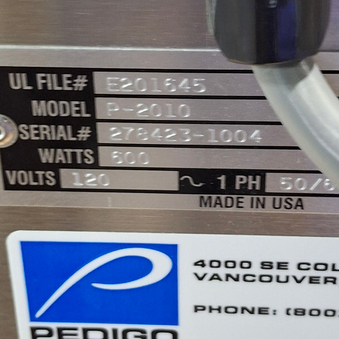 Pedigo Products, Inc. P-2010 Warming Cabinet