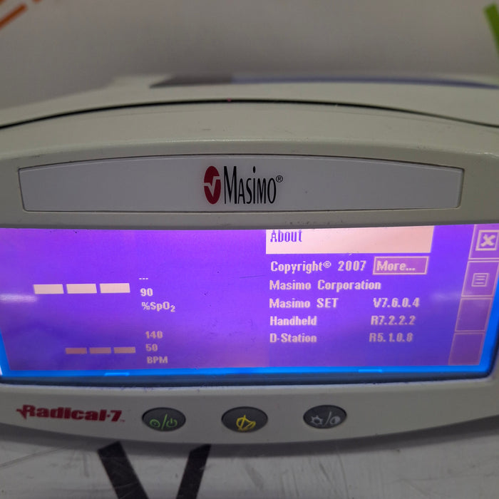 Masimo Radical 7 Pulse Oximeter w/ Base