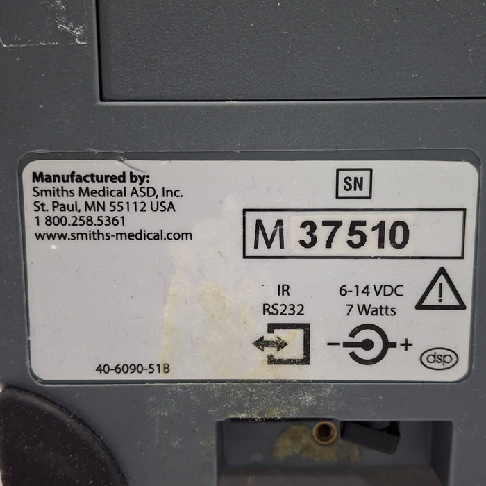 Smiths Medical Medfusion 3500 Version 6 Syringe Infusion Pump