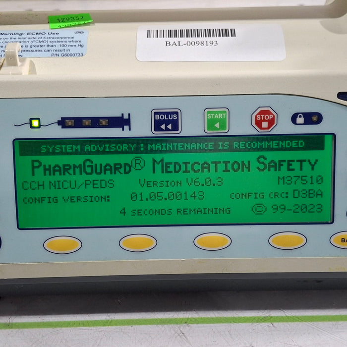 Smiths Medical Medfusion 3500 Version 6 Syringe Infusion Pump