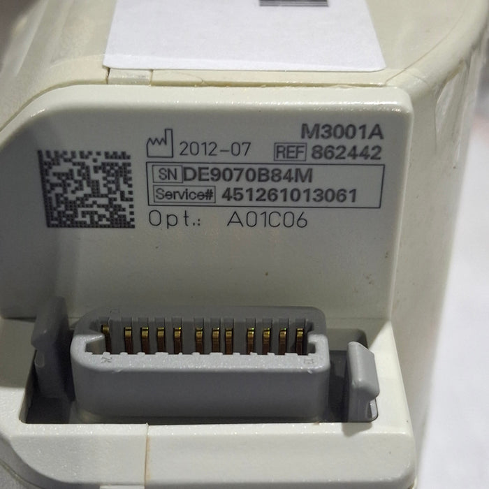 Philips M3001A-A01C06 Fast SpO2, NIBP, ECG, Temp, IBP MMS Module