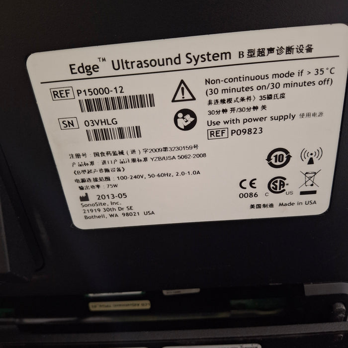 Sonosite Edge Ultrasound