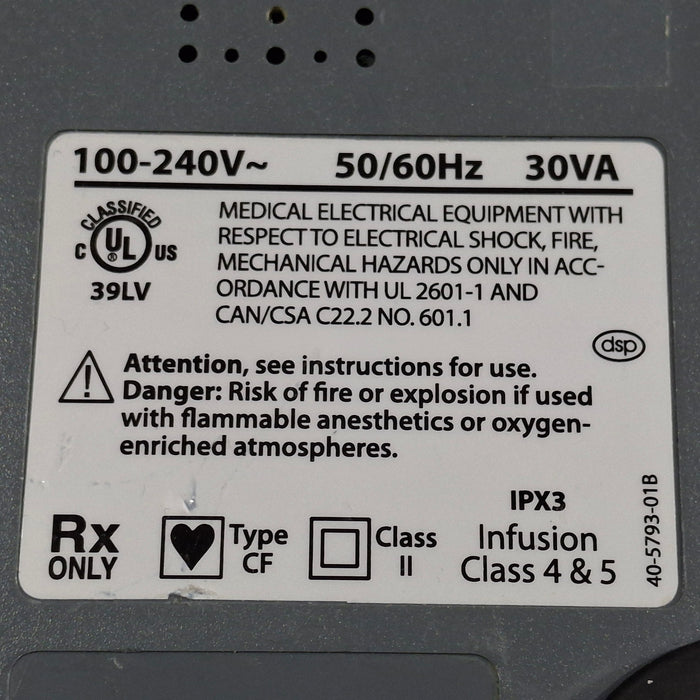 Smiths Medical Medfusion 3500 Version 6 Syringe Infusion Pump