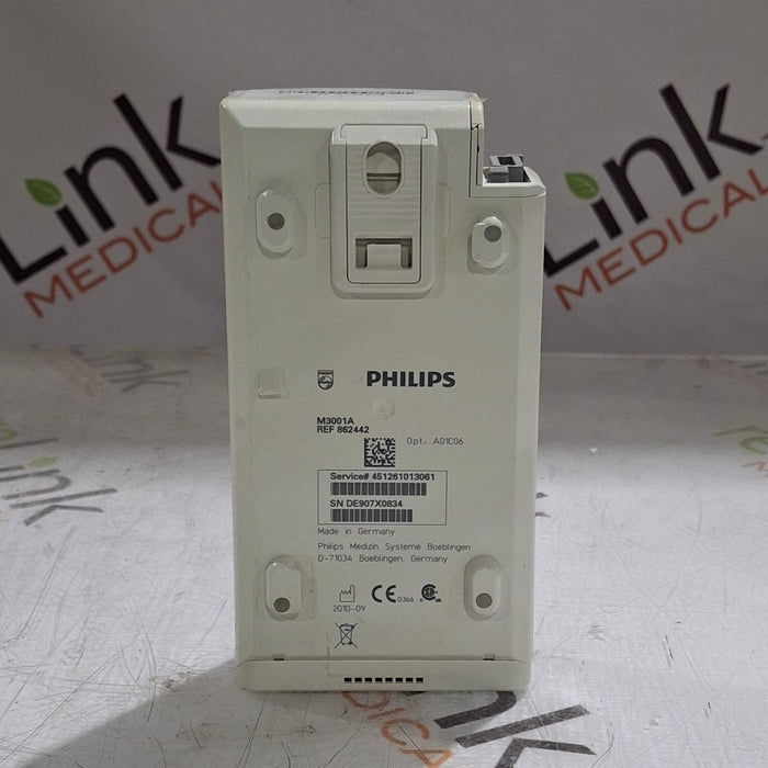 Philips M3001A-A01C06 Fast SpO2, NIBP, ECG, Temp, IBP MMS Module