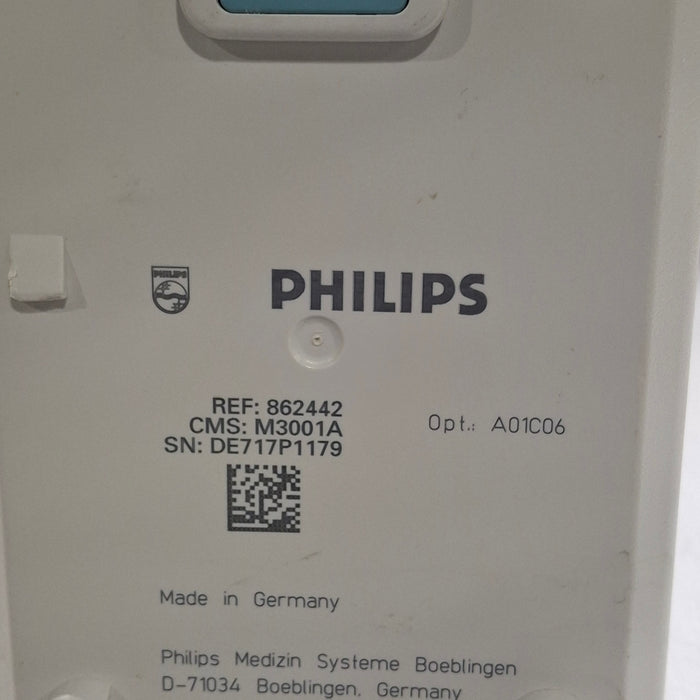 Philips M3001A-A01C06 Fast SpO2, NIBP, ECG, Temp, IBP MMS Module