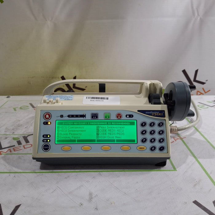 Smiths Medical Medfusion 3500 Version 6 Syringe Infusion Pump