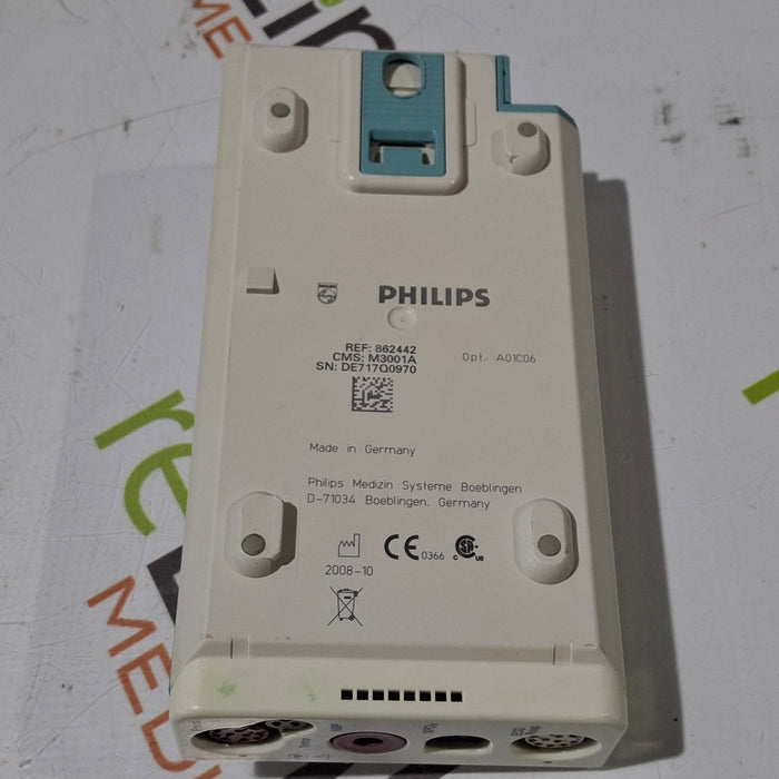 Philips M3001A-A01C06 Fast SpO2, NIBP, ECG, Temp, IBP MMS Module