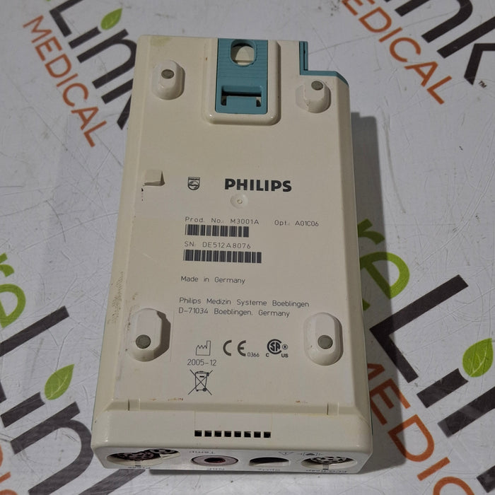 Philips M3001A-A01C06 Fast SpO2, NIBP, ECG, Temp, IBP MMS Module