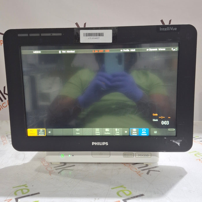 Philips MX550 Portable/Bedside Patient Monitor