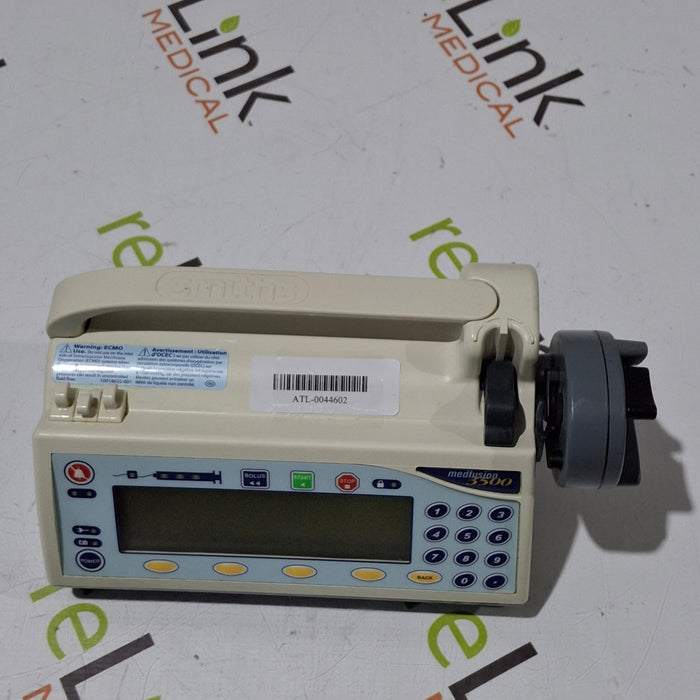 Smiths Medical Medfusion 3500 Version 3 Syringe Infusion Pump
