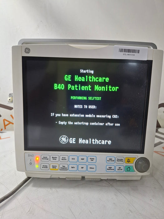 GE Healthcare B40 Patient Monitor