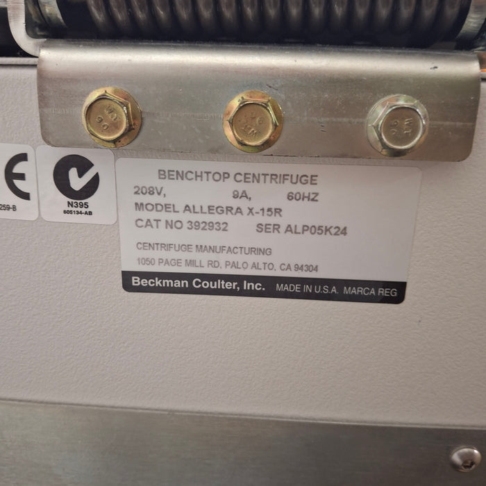 Thermo Electron Sorvall Legend X1R Centrifuge