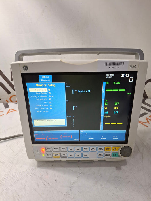 GE Healthcare B40 Patient Monitor