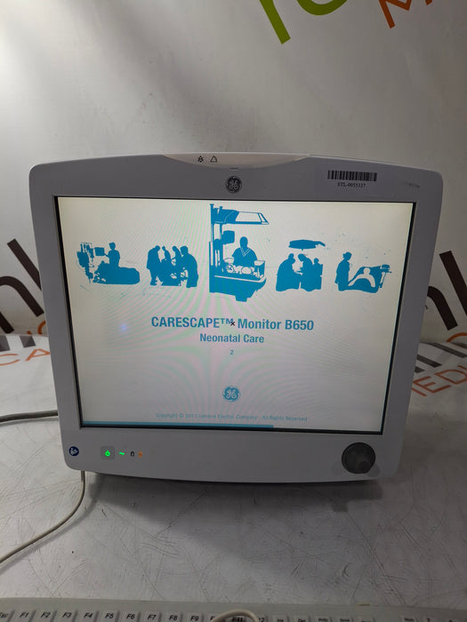 GE Healthcare Carescape B650 Neonatal Care Patient Monitor