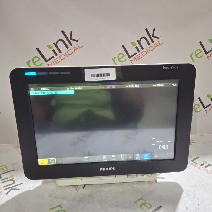 Philips MX550 Portable/Bedside Patient Monitor