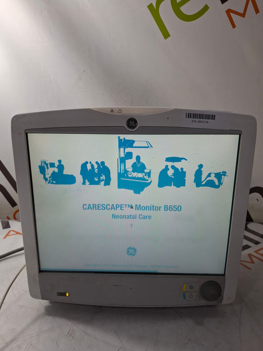 GE Healthcare Carescape B650 Neonatal Care Patient Monitor