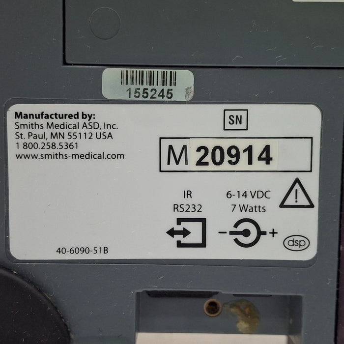Smiths Medical Medfusion 3500 Syringe Infusion Pump