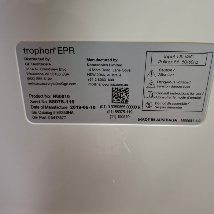 NanoSonics Trophon EPR High Level Disinfection