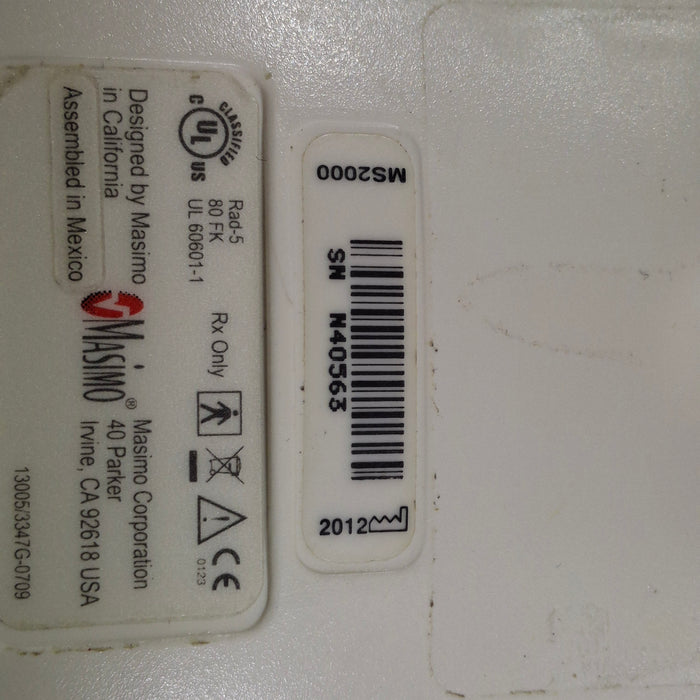 Masimo Rad-5 Handheld Pulse Oximeter Medical