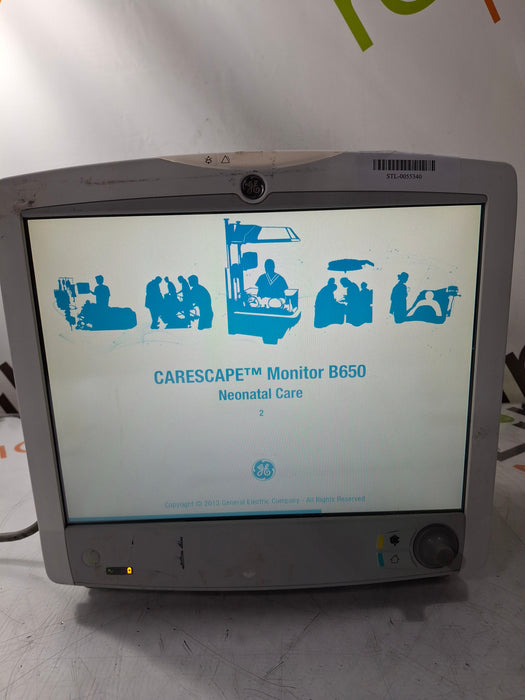 GE Healthcare Carescape B650 Neonatal Care Patient Monitor