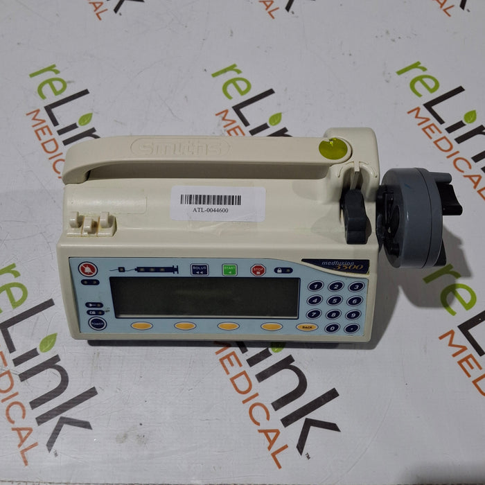 Smiths Medical Medfusion 3500 Version 3 Syringe Infusion Pump