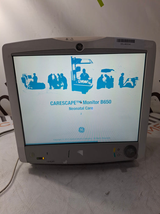 GE Healthcare Carescape B650 Neonatal Care Patient Monitor