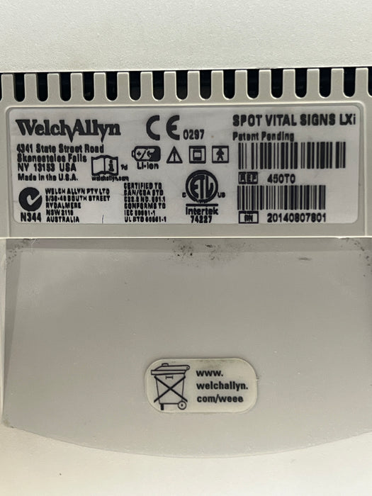 Welch Allyn Spot LXi - NIBP, SureTemp Plus Vital Signs Monitor