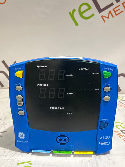 GE Healthcare Dinamap V100 - NIBP, SpO2, Temp Vital Signs Monitor