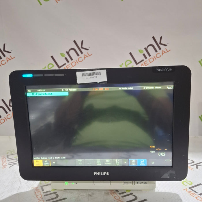 Philips MX550 Portable/Bedside Patient Monitor