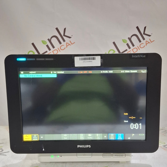 Philips MX550 Portable/Bedside Patient Monitor