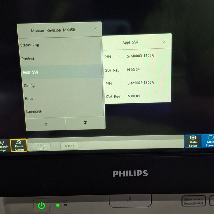 Philips MX550 Portable/Bedside Patient Monitor