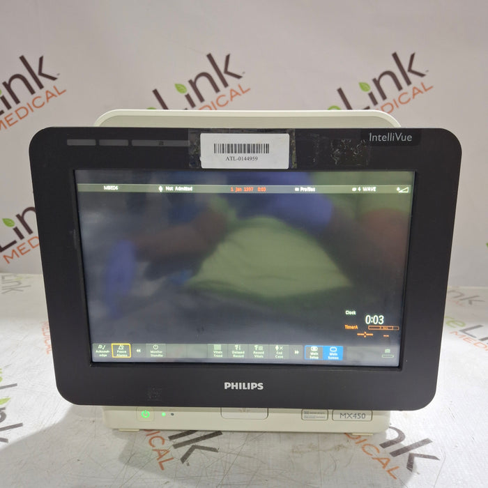 Philips MX550 Portable/Bedside Patient Monitor